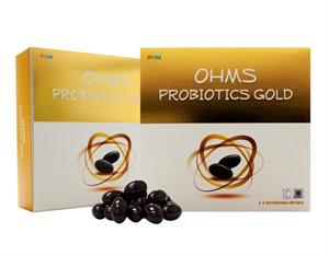OHMS Probiotics Gold (60’s Vegetable Softgels) - Multi-Year Fermentation 